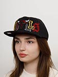Бейсболка MITCHELL NESS арт. HHSS3180-CBUYYPPPBLCK Chicago Bulls NBA (черный)